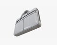 Leather Bag Laptop Briefcase Handbag 03 3D модель