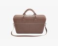 Leather Laptop Briefcase Shoulder Travel Bag Handbag 01 Modelo 3d