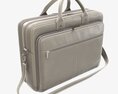 Leather Laptop Briefcase Shoulder Travel Bag Handbag 02 3D模型