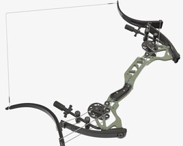 Lever Action Compound Bow Drawn 3Dモデル