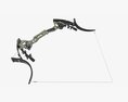 Lever Action Compound Bow Drawn Modelo 3D
