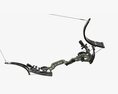 Lever Action Compound Bow Drawn 3D 모델 