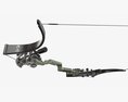 Lever Action Compound Bow Drawn 3D-Modell