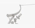 Lever Action Compound Bow Drawn 3D модель