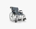 Light Manual Wheelchair 01 3D 모델 