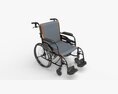 Light Manual Wheelchair 02 3d model