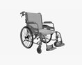Light Manual Wheelchair 02 3Dモデル