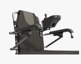 Lite Folding Powered Wheelchair 3d model
