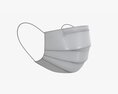 Medical Surgical Mask On Face 3D модель