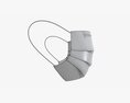 Medical Surgical Mask On Face 3D-Modell