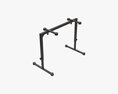 Music Keyboard Stand 01 3d model