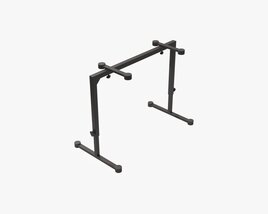 Music Keyboard Stand 01 3D model