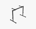 Music Keyboard Stand 01 3d model