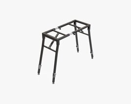 Music Keyboard Stand 03 3D model