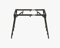 Music Keyboard Stand 03 3D-Modell