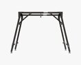 Music Keyboard Stand 03 3D-Modell
