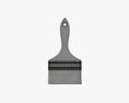 Painting Brush Wide 01 3D-Modell