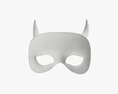 Party Devil Mask With Horns Modèle 3d