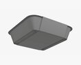 Plastic Food Container Box Tray With Label Mockup 09 Modelo 3d