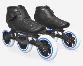 Racing Roller Skates 3D model