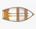 Rowing Boat Traditional 03 V1 3D模型