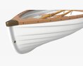 Rowing Boat Traditional 03 V1 3d model