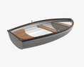 Rowing Boat Traditional 03 V2 Modello 3D