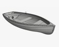 Rowing Boat Traditional 03 V2 3d model