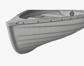 Rowing Boat Traditional 03 V2 Modello 3D