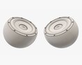 Spherical Desktop Speakers 3Dモデル