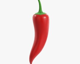 Chili Pepper 01 Modèle 3D