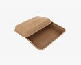 Take-out Lunch Cardboard Box 01 3D 모델 