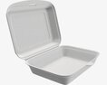 Take-out Lunch Polystyrene Box 03 3D 모델 