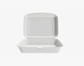 Take-out Lunch Polystyrene Box 03 Modelo 3D