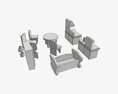 Toy Furniture Stylized 3Dモデル