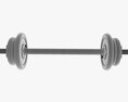 Triceps Weight Bar With Weights 3d model