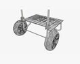 Utility Foldable Cart 3D-Modell