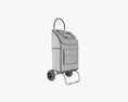 Utility Foldable Cart With Bag 3d model