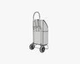 Utility Foldable Cart With Bag 3Dモデル