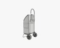 Utility Foldable Cart With Bag 3D模型