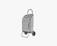 Utility Foldable Cart With Bag 3D 모델 