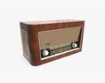 Vintage Radio 01 3d model