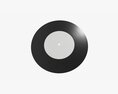 Vinyl Record With Cover Mockup 01 3d model