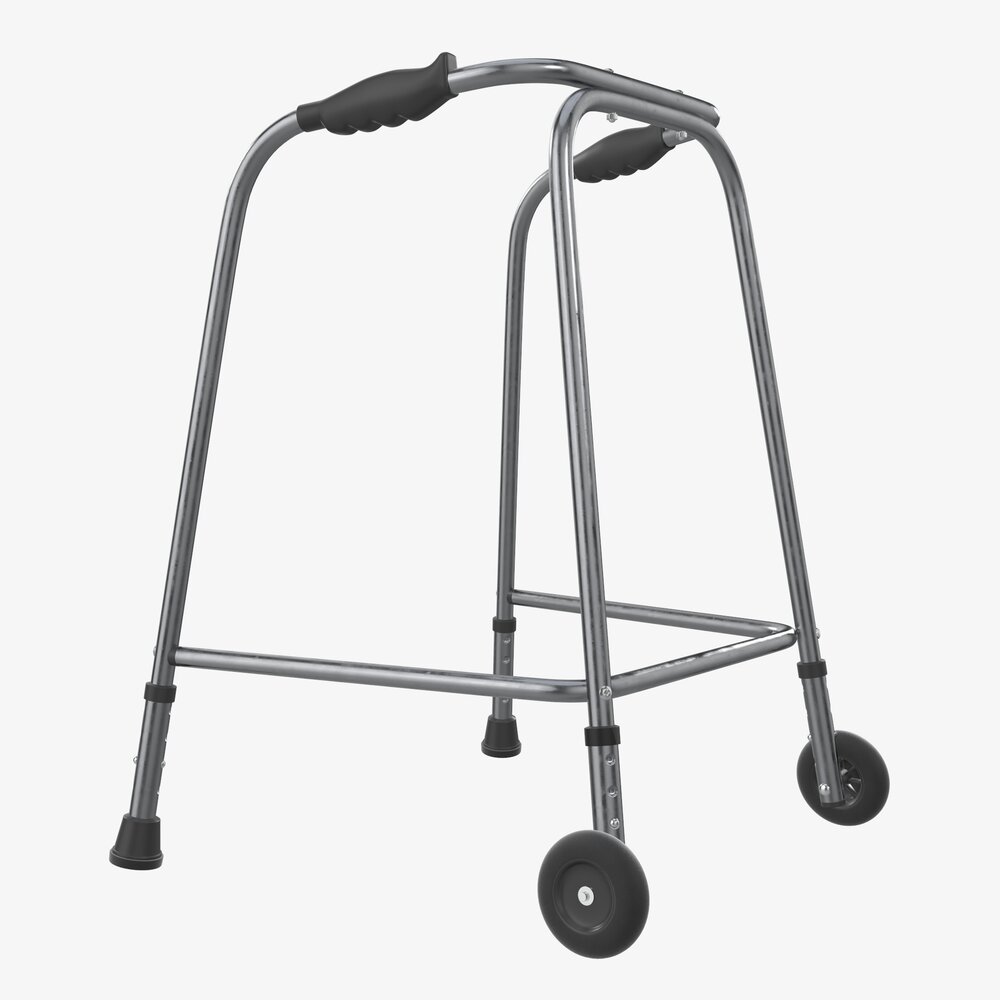 Walking Frame With Wheels Modello 3D