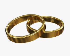 Wedding Rings 3D-Modell
