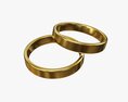 Wedding Rings 3D 모델 