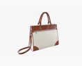 Woman Briefcase Travel Shoulder Bag Handbag Modelo 3d