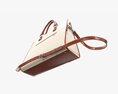 Woman Briefcase Travel Shoulder Bag Handbag Modello 3D