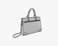 Woman Briefcase Travel Shoulder Bag Handbag 3D модель