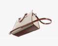Woman Briefcase Travel Shoulder Bag Handbag Open Modèle 3d